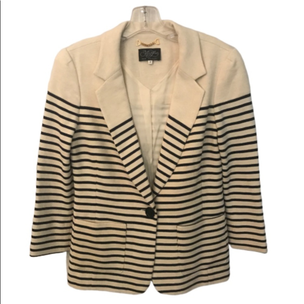 🖤Yvonne LaFleur New Orleans striped blazer